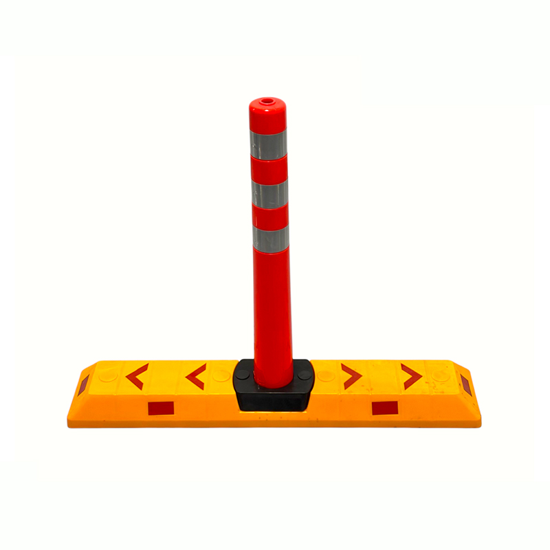 Pos Delineator Fleksibel Modular dengan Kerb Pemisah Lorong Trafik Pos Delineator Fleksibel Modular dengan Kerb Pemisah Lorong Trafik