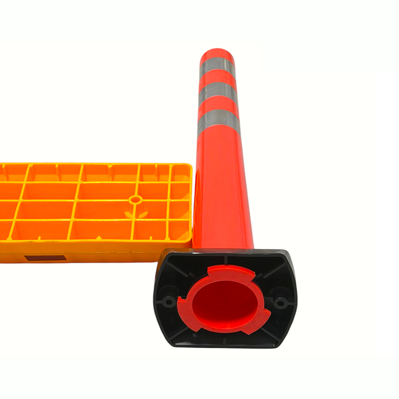 Pos Delineator Fleksibel Modular dengan Kerb Pemisah Lorong Trafik Pos Delineator Fleksibel Modular dengan Kerb Pemisah Lorong Trafik