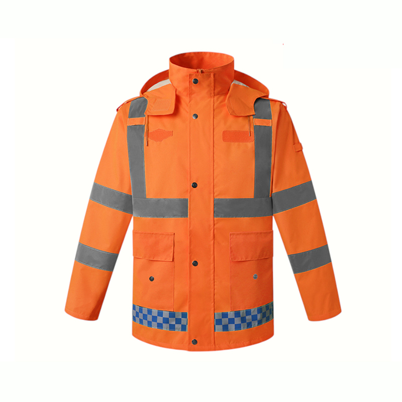 Jaket/seluar Keselamatan Keterlihatan Tinggi Fabrik Oxford