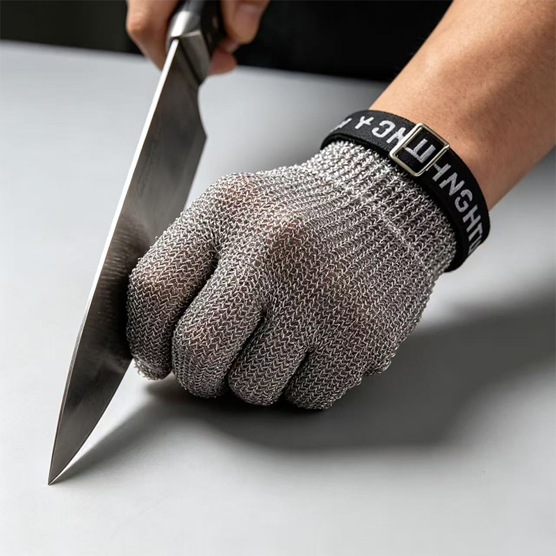 Sarung Tangan Anti Memotong Cincin Keluli Tahan Karat