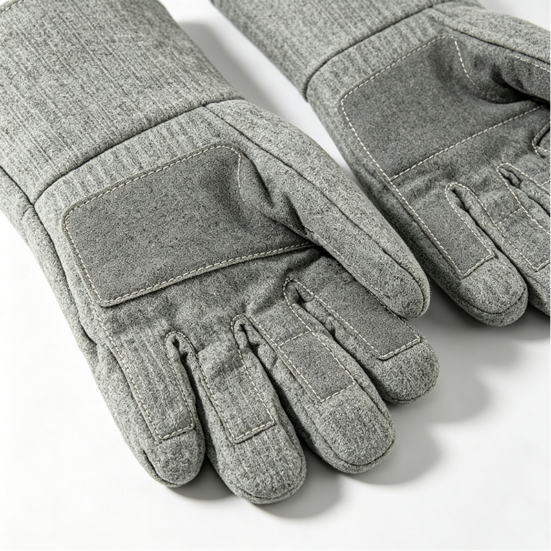 Sarung Tangan Gentian Karbon Aramid Tahan Suhu Tinggi 500°C
