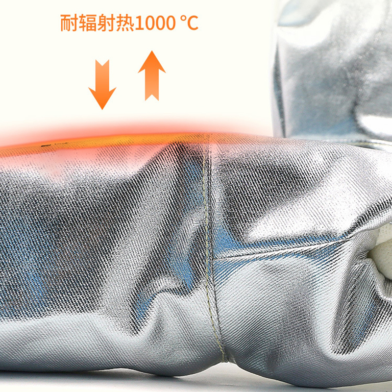 Sarung Tangan Keselamatan Tahan Panas Kerajang Aluminium 350°C