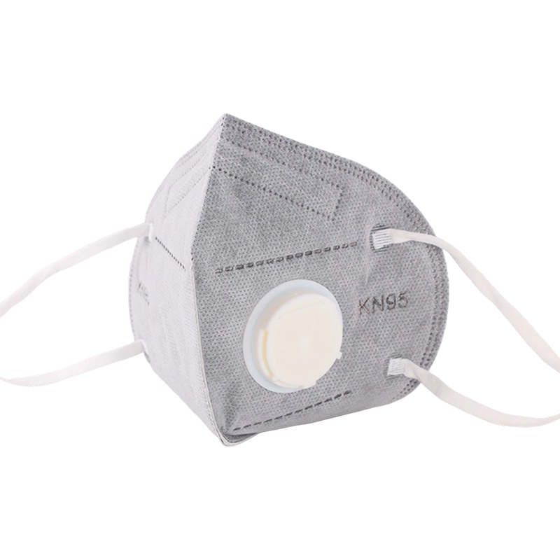 Topeng Respirator Karbon Teraktif KN95 dengan Injap Pernafasan