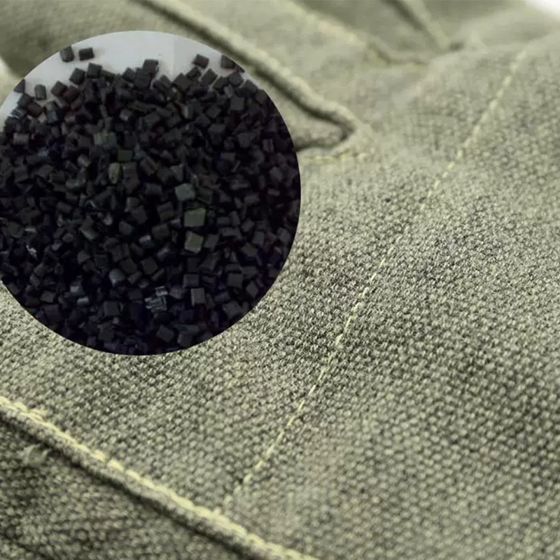 1000°C Sarung Tangan Gentian Karbon Aramid Tahan Panas Bersinar