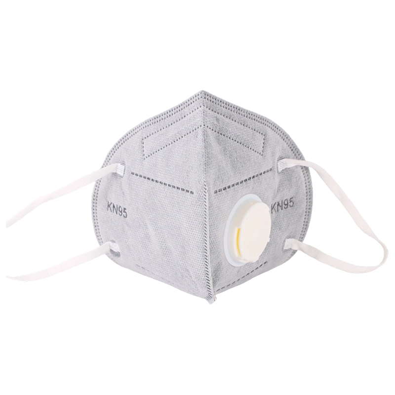 Topeng Respirator Karbon Teraktif KN95 dengan Injap Pernafasan