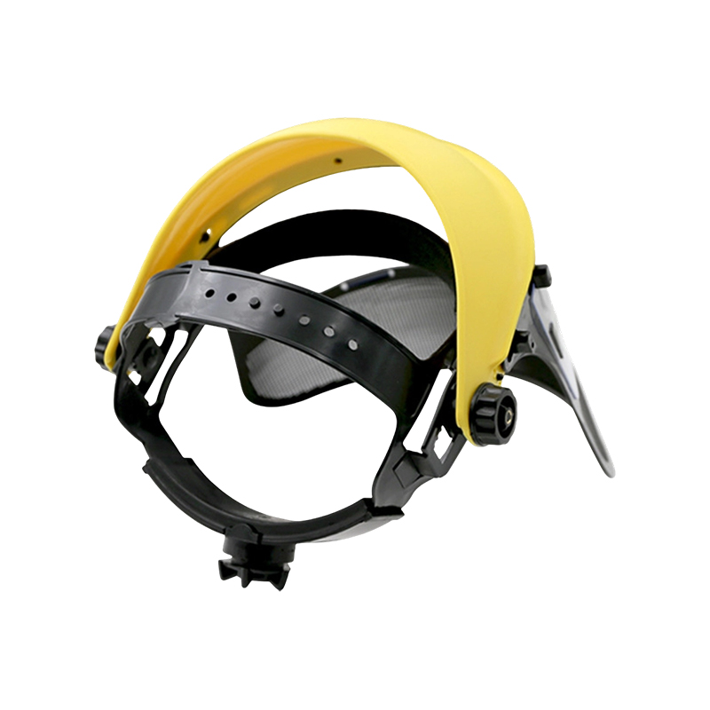 Visor Keselamatan PVC Dwi-Perisai dan Perhutanan Mesh & Memotong