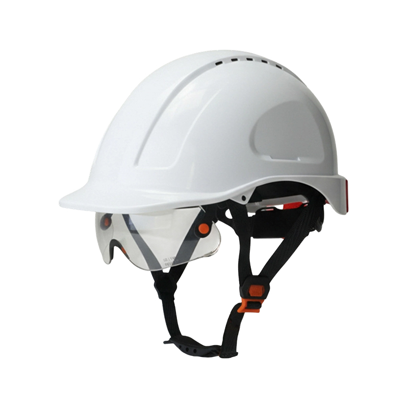 Topi keledar Goggles dengan Visor Boleh Tarik Bersepadu