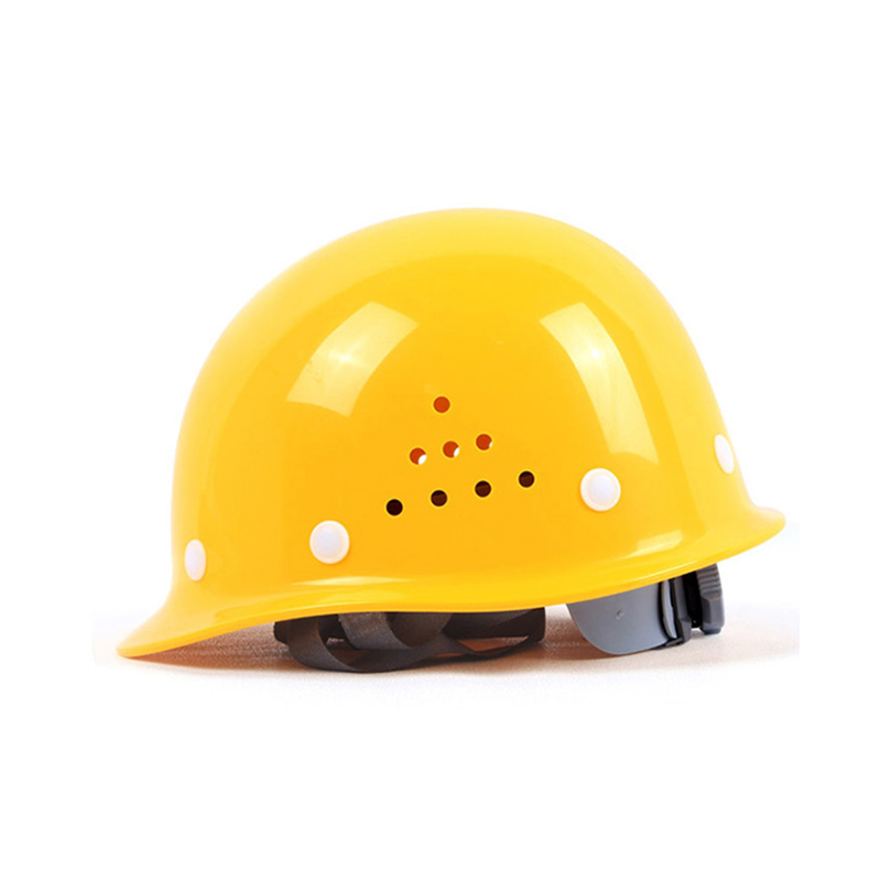 Topi Keledar Keselamatan Industri ABS Gaya FRP 16-Vent Ergonomik