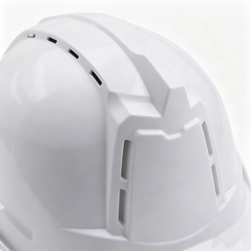 Topi Keselamatan Industri ABS Kebolehnafasan Tinggi Berbilang Vented