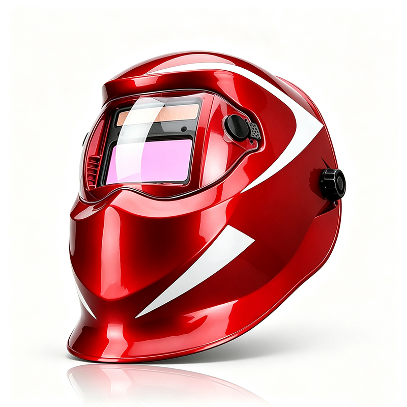 Topi Keledar Kimpalan Digital Auto-Gelap Solar dengan Kawalan Skrin Sentuh
