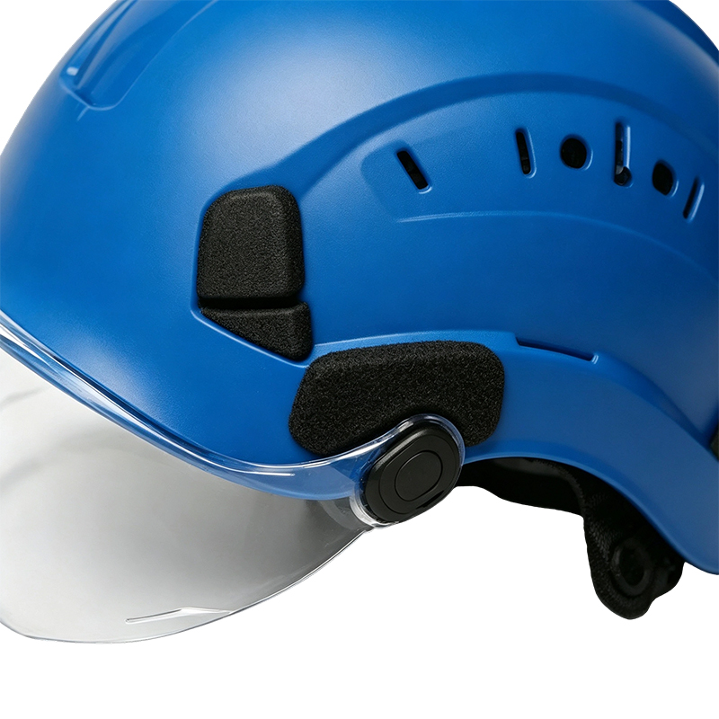 Topi keledar Goggles dengan Visor Boleh Tarik Bersepadu