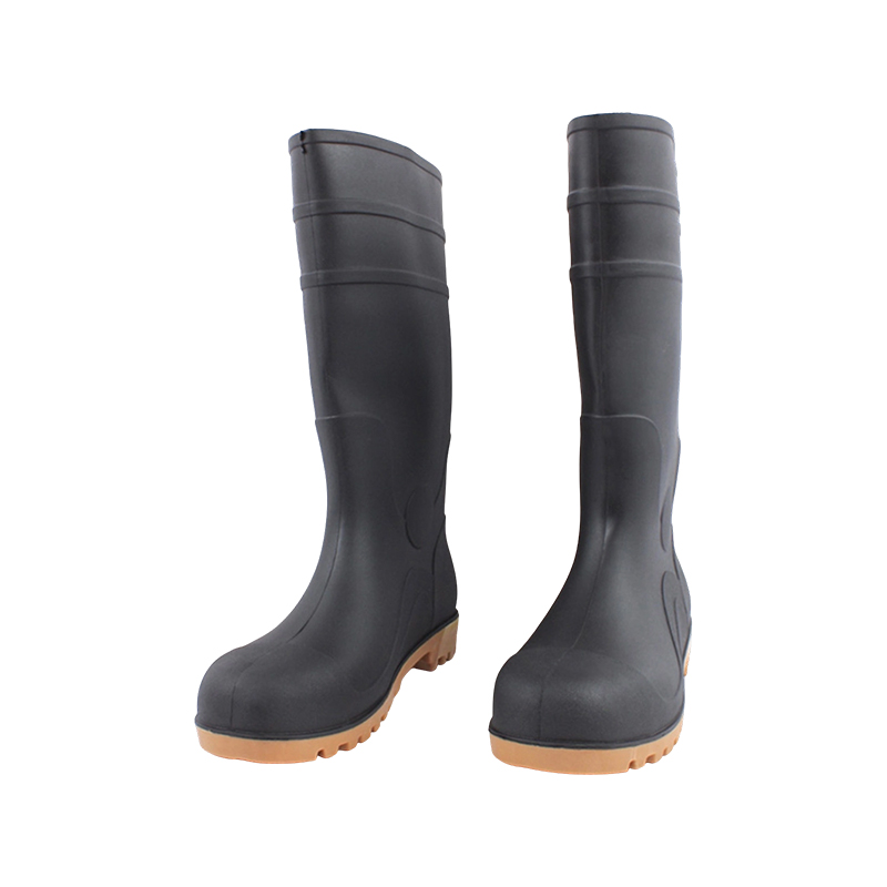But Hujan PVC Kaki Keluli Beku Hitam But Hujan PVC Kaki Keluli Beku Hitam
