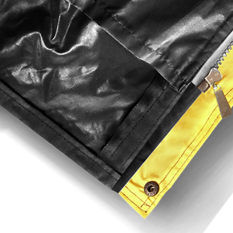 Baju Hujan Keselamatan Reflektif PVC Dwi Lapisan