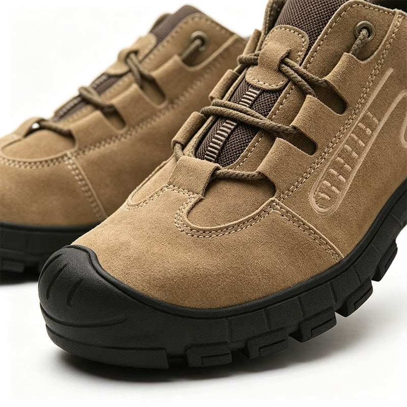 Kasut Keselamatan Suede Getah Anti Tusukan Kevlar