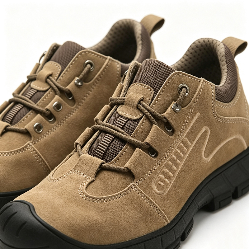 Kasut Keselamatan Suede Getah Anti Tusukan Kevlar